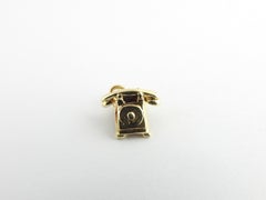 14 Karat Yellow Gold Rotary Dial Telephone Charm