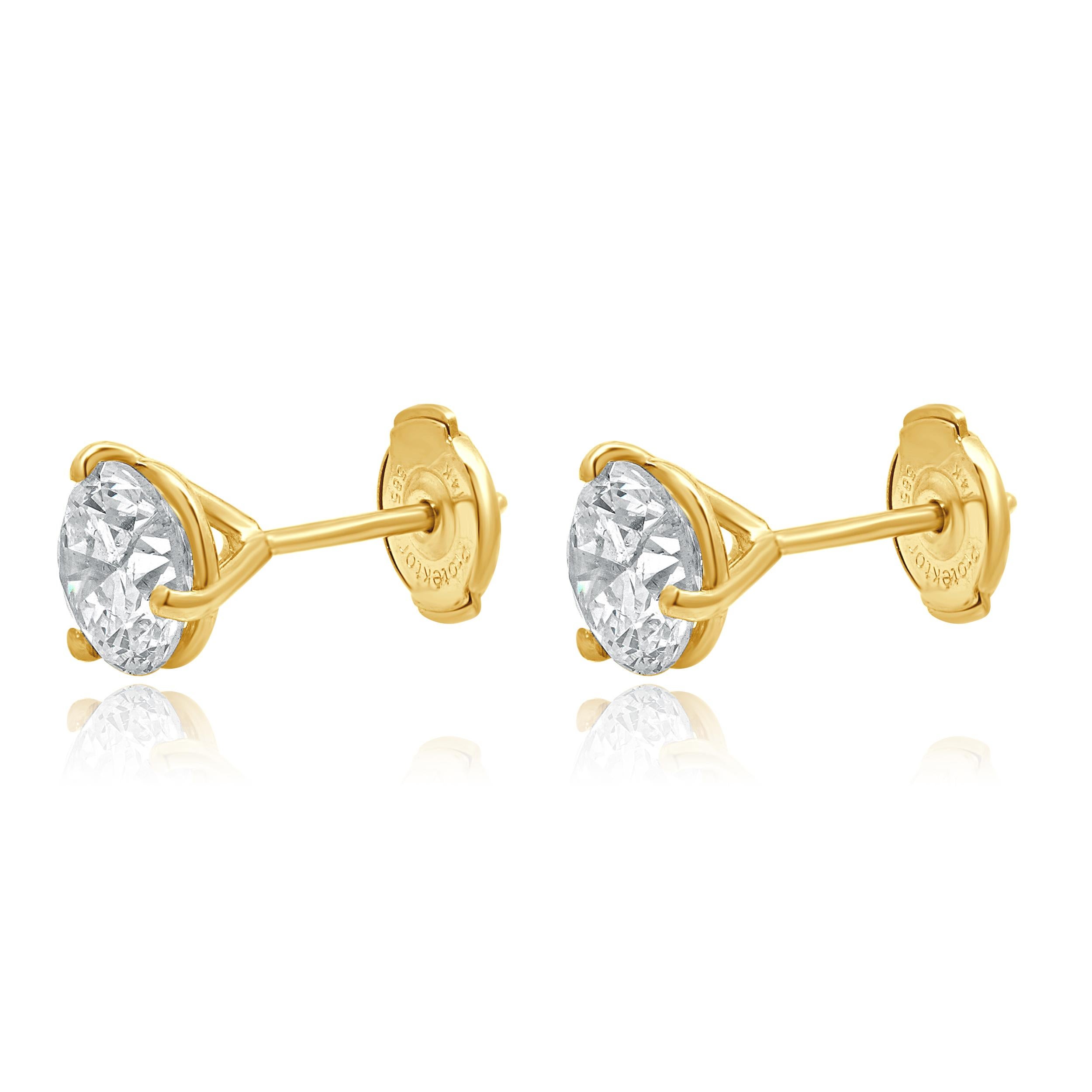 Matériau : Or jaune 14K
Diamant : 1 taille ronde brillante = 1,23cttw
Couleur : J
Clarté : SI3
Diamant : 1 taille ronde brillante = 1,20cttw
Couleur : J
Clarté : SI3
Fermetures : La Pousette
Poids : 1.68 gramme