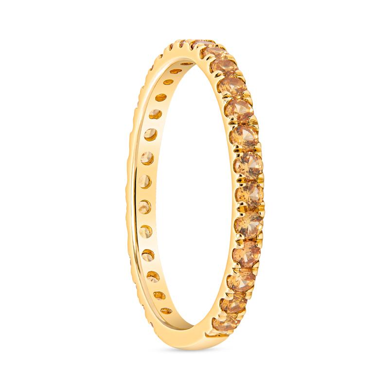 round yellow sapphire