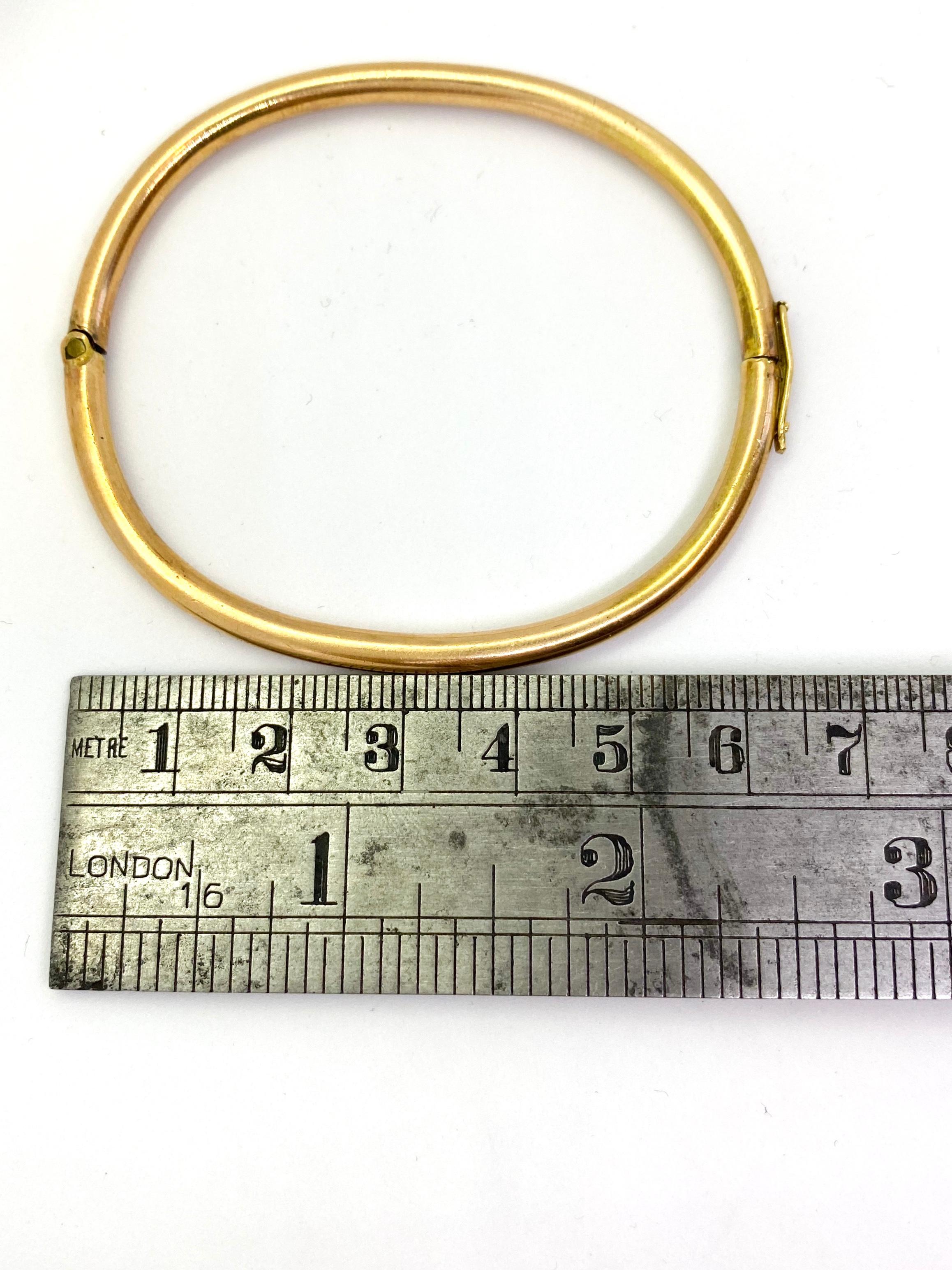 Bracelet russe en or jaune 14 carats en vente 2