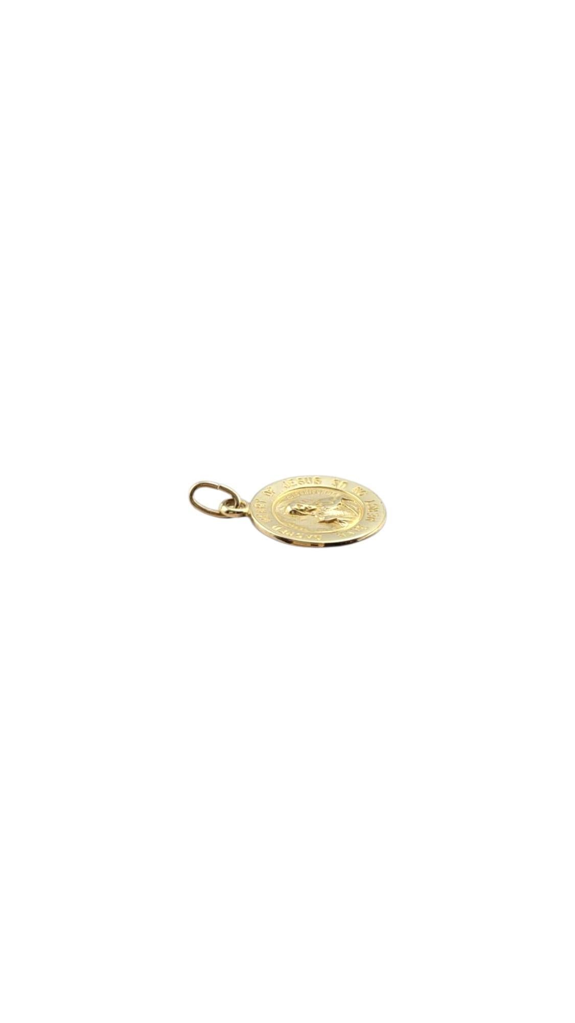 14 Karat Yellow Gold Sacred Heart of Jesus Charm #22253 in vendita 3