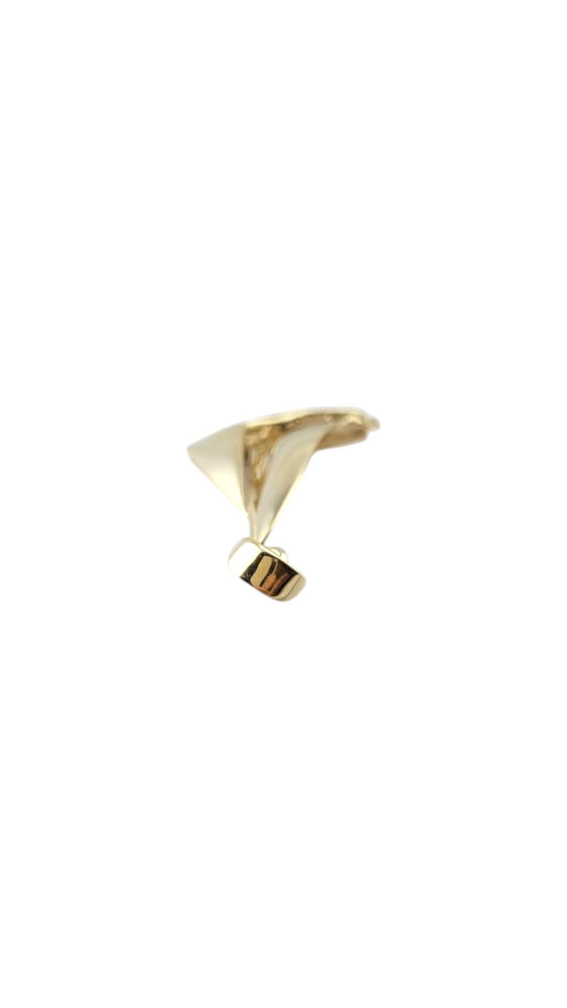 14 Karat Yellow Gold Sail Boat Charm #21269 For Sale 1