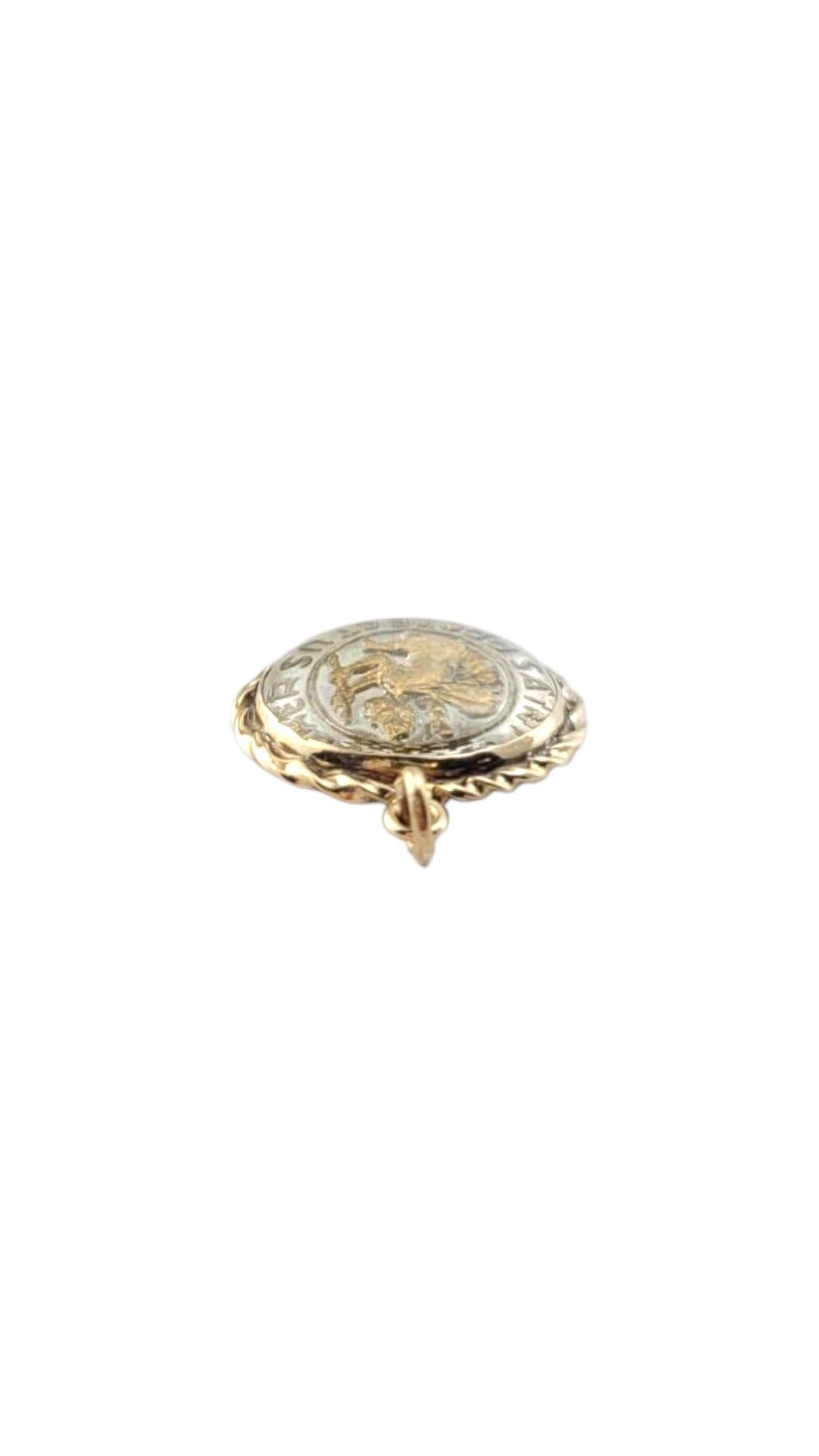 Donna Ciondolo Saint Christopher in oro giallo 14 carati #21313 in vendita