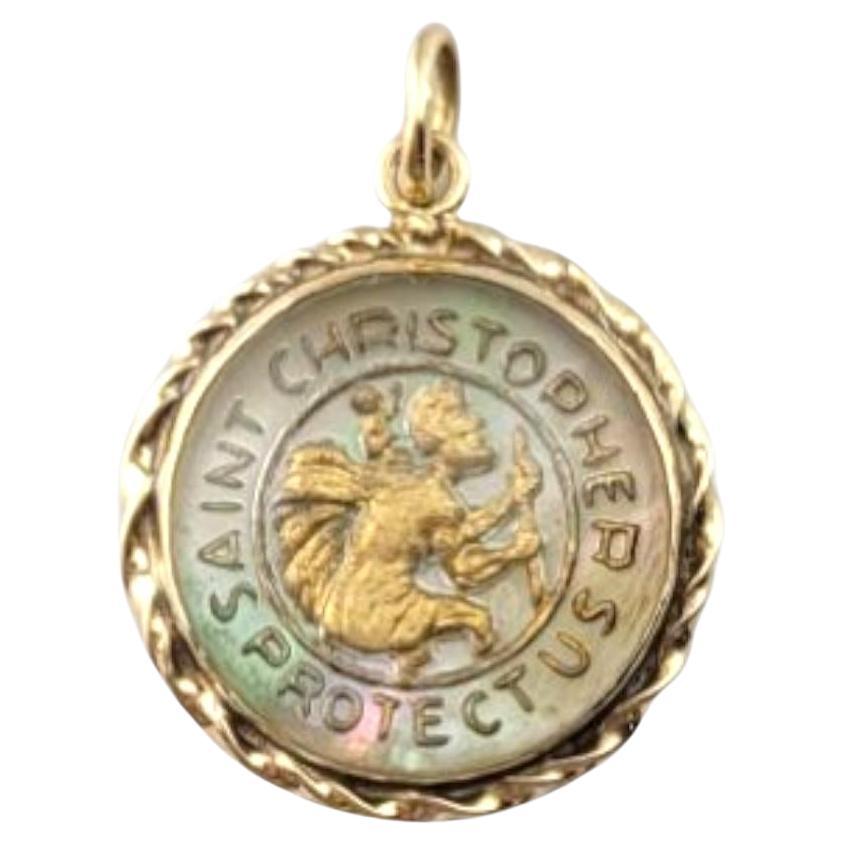 14 Karat Yellow Gold Saint Christopher Pendant #21313