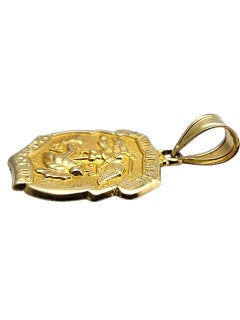 14 Karat Yellow Gold Saint Michael Pendant #23684