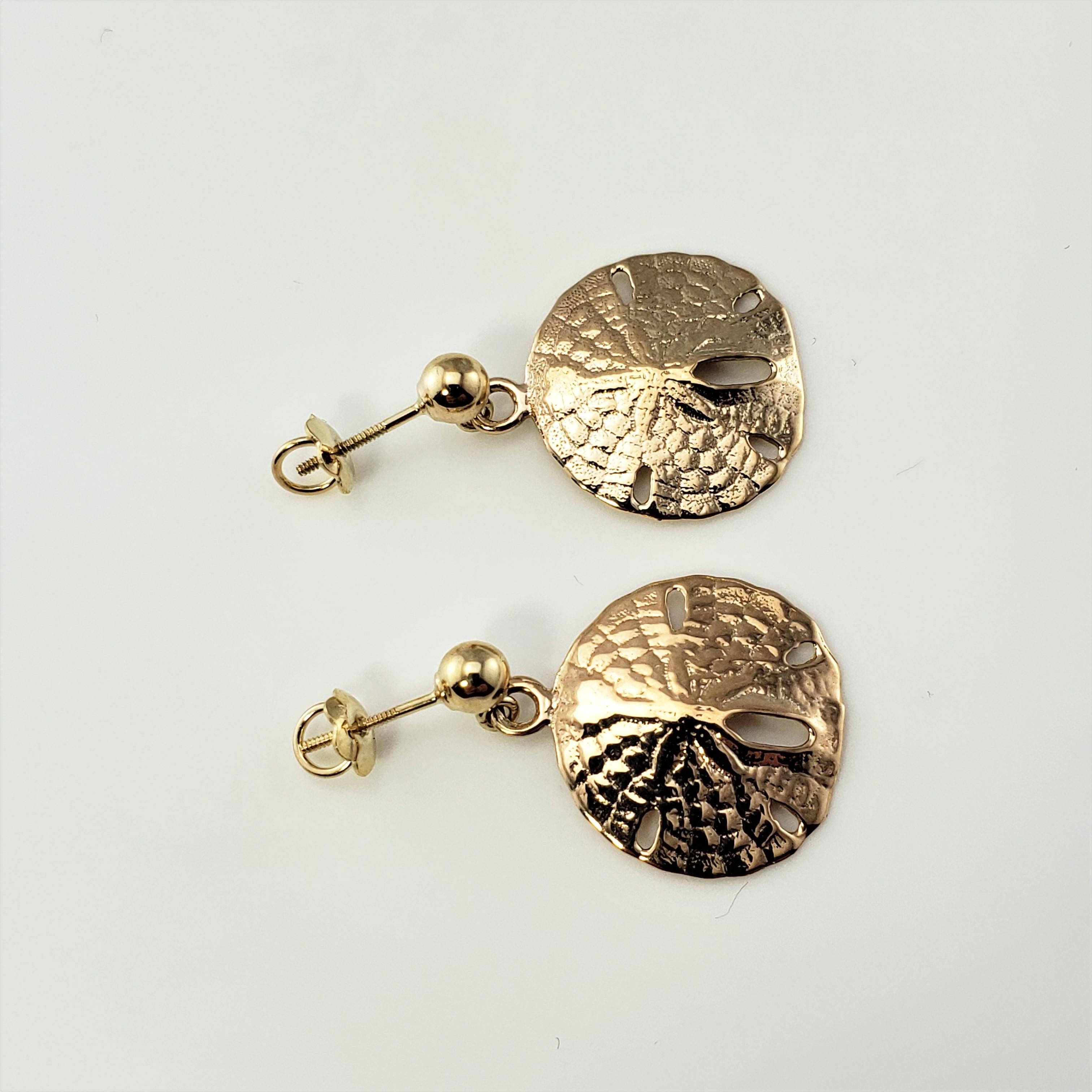 gold dollar earrings