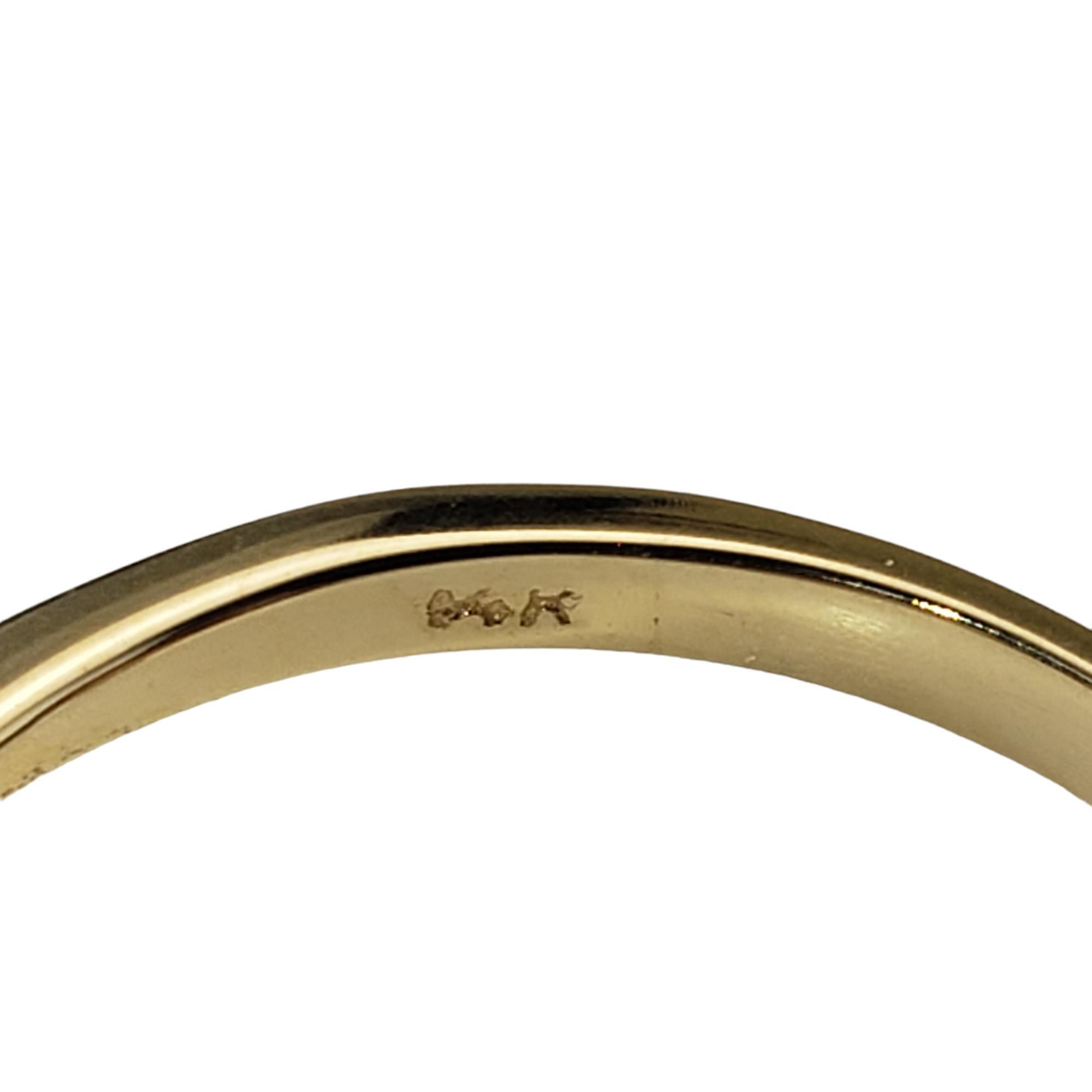 Women's 14 Karat Yellow Gold Sapphire and Diamond Ring Size 9.5  #17920 For Sale