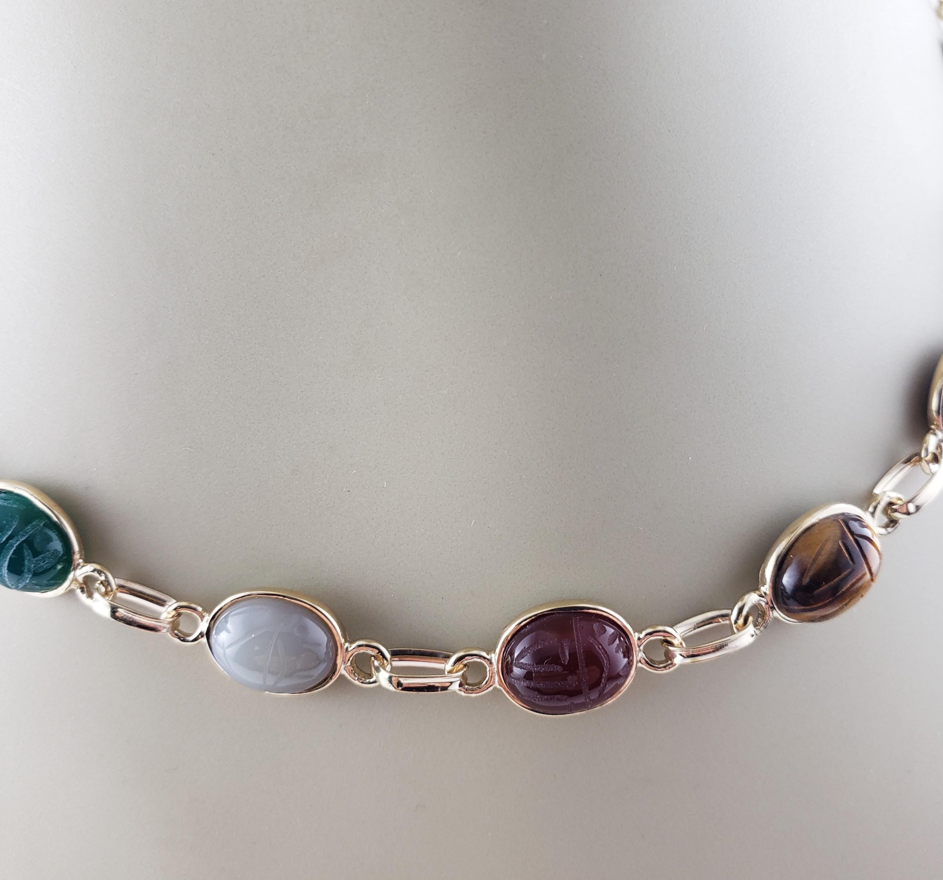 14 Karat Yellow Gold Scarab Necklace For Sale at 1stDibs | gold scarab ...