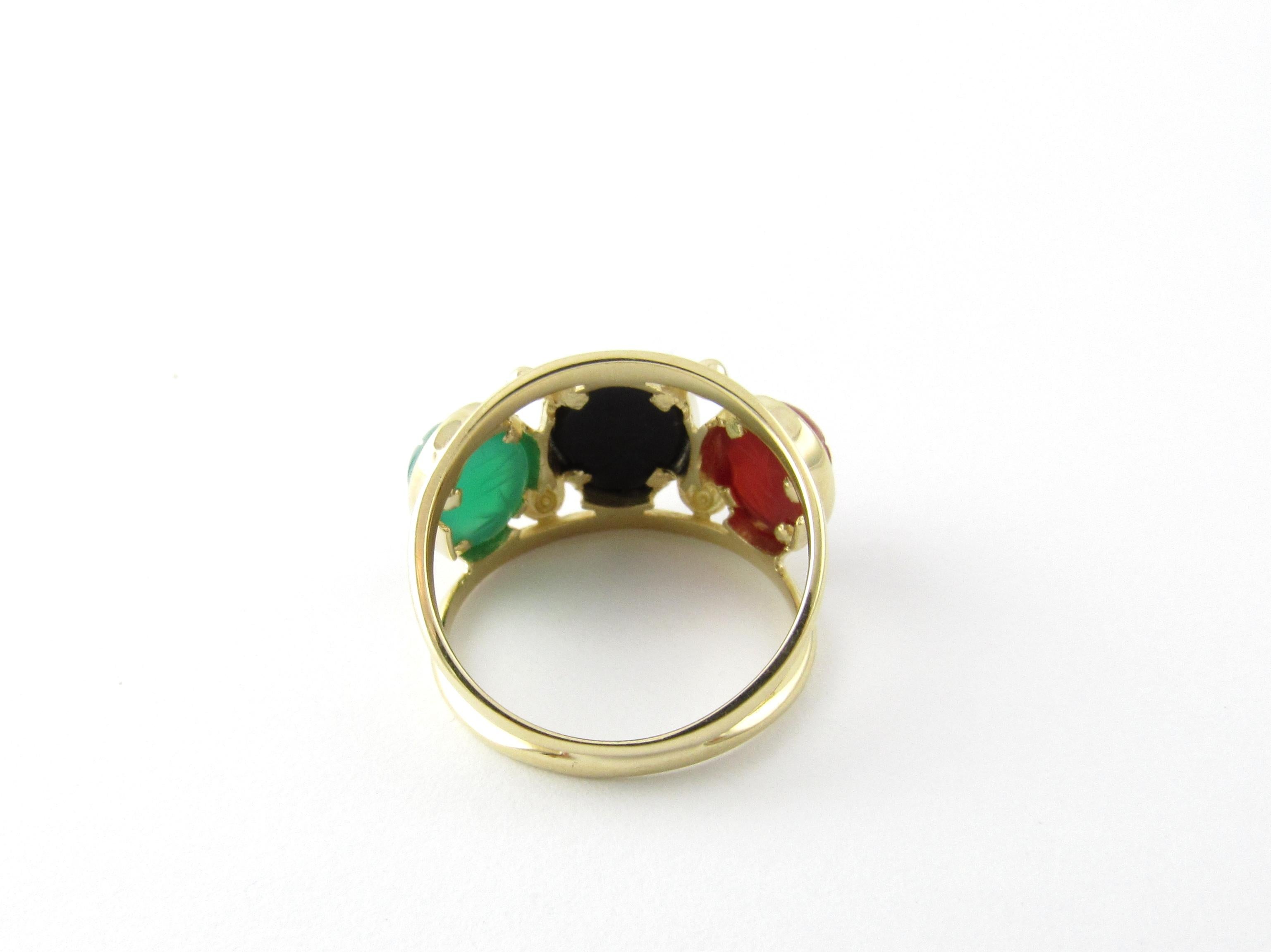 14 Karat Yellow Gold Scarab Ring 2