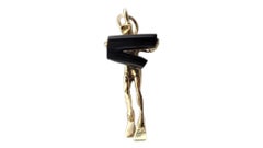 14 Karat Yellow Gold Scuba Diver Charm #22258