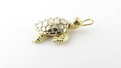 14 Karat Yellow Gold Sea Turtle Charm