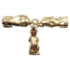 14 Karat Yellow Gold "See No Evil, Speak No Evil, Hear No Evil" Monkey #20735