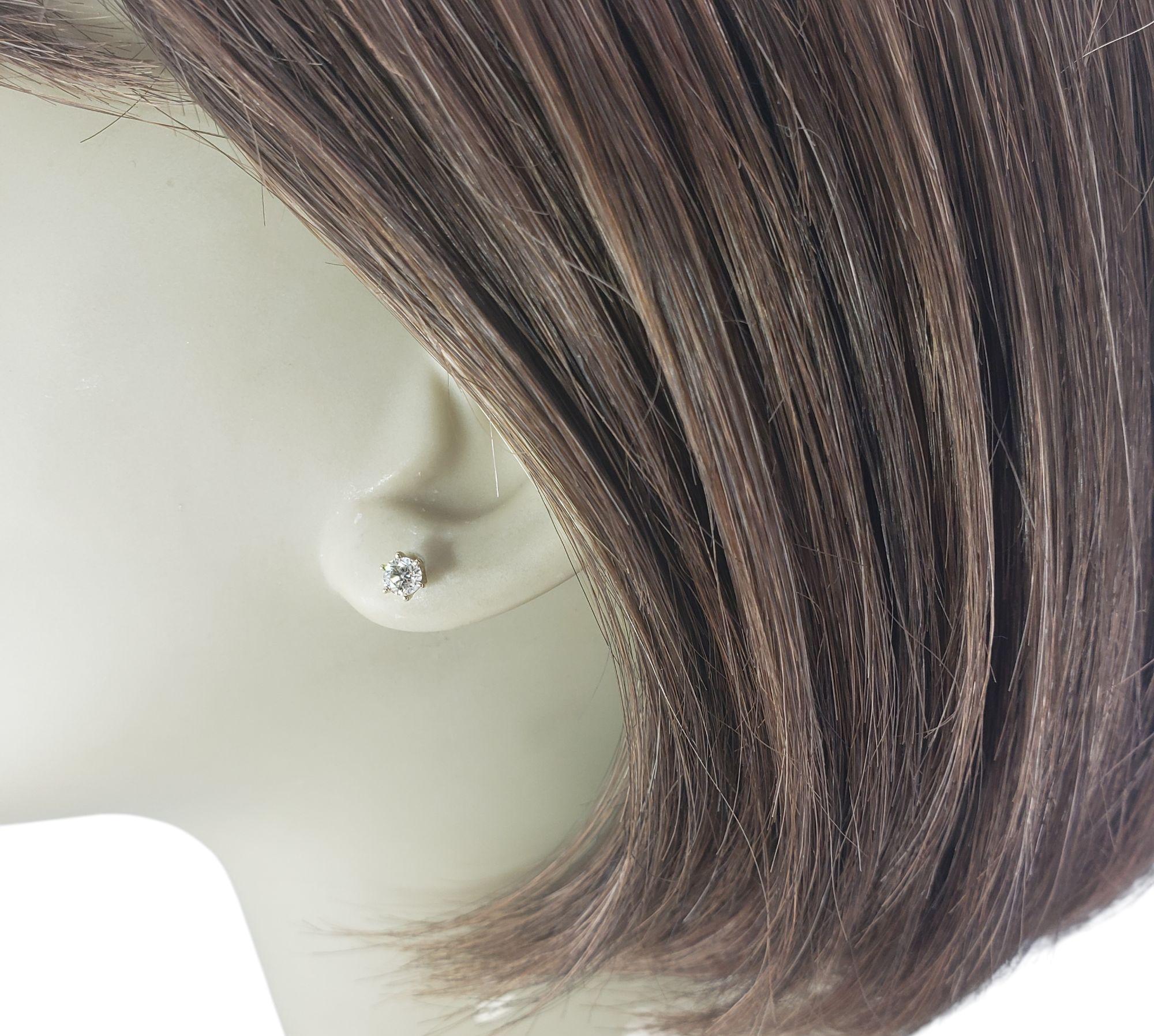 14 Karat Yellow Gold Single Diamond Stud Earring #21390 2