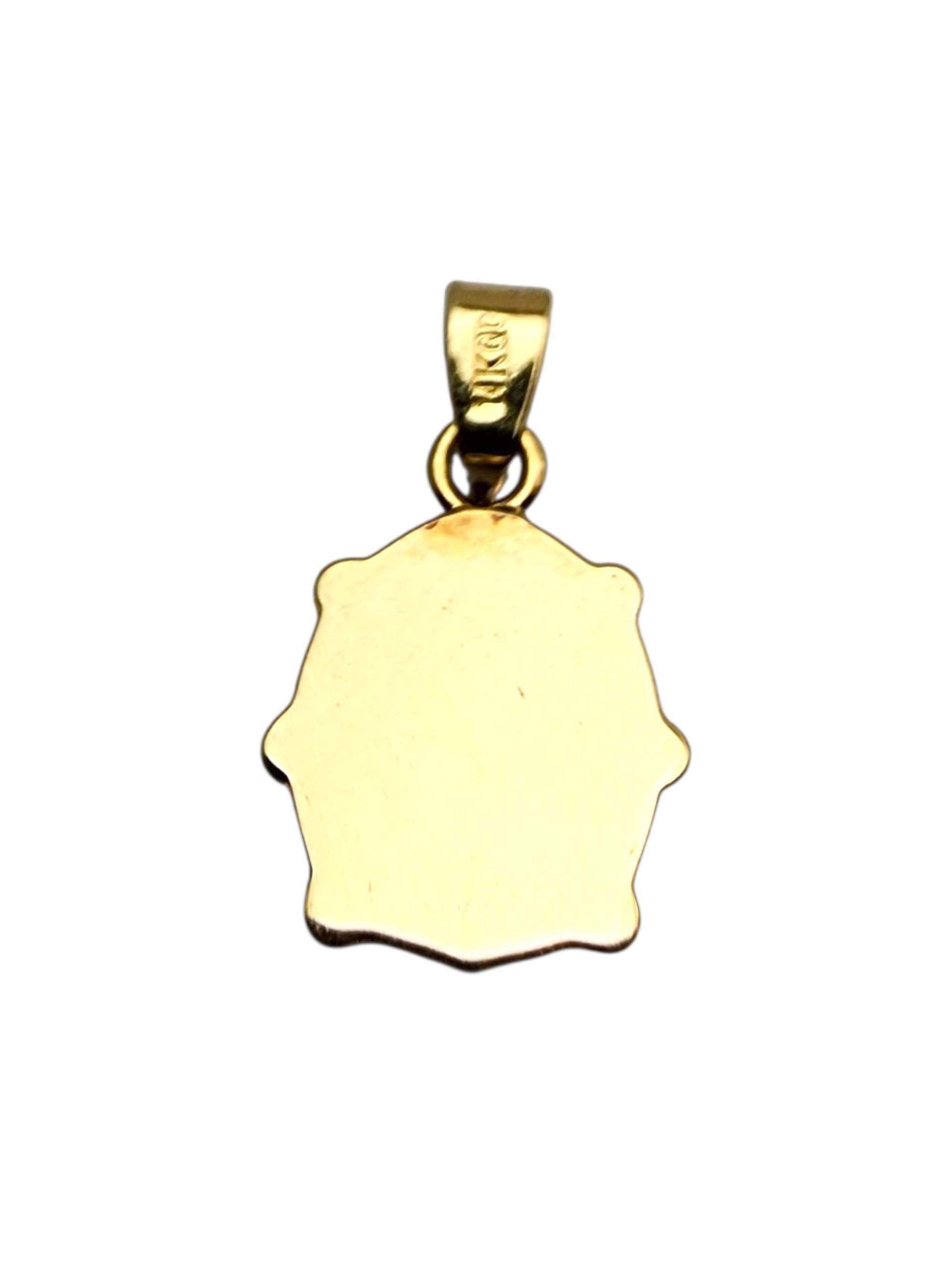 Charm a forma di piccola coccinella in oro giallo 14 carati #23695 in vendita 5