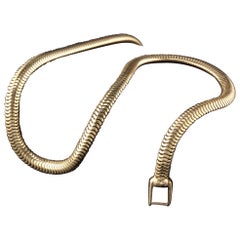 14 Karat Yellow Gold Snake Chain