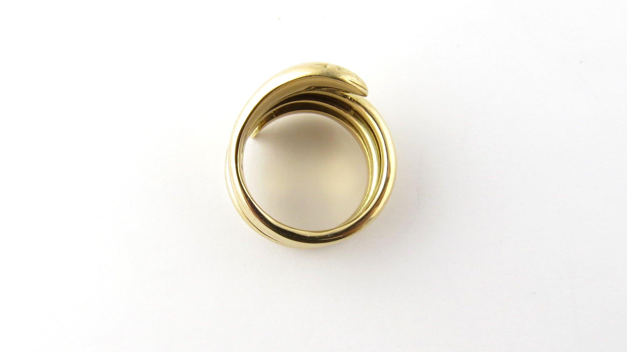 Women's 14 Karat Yellow Gold Snake Ring