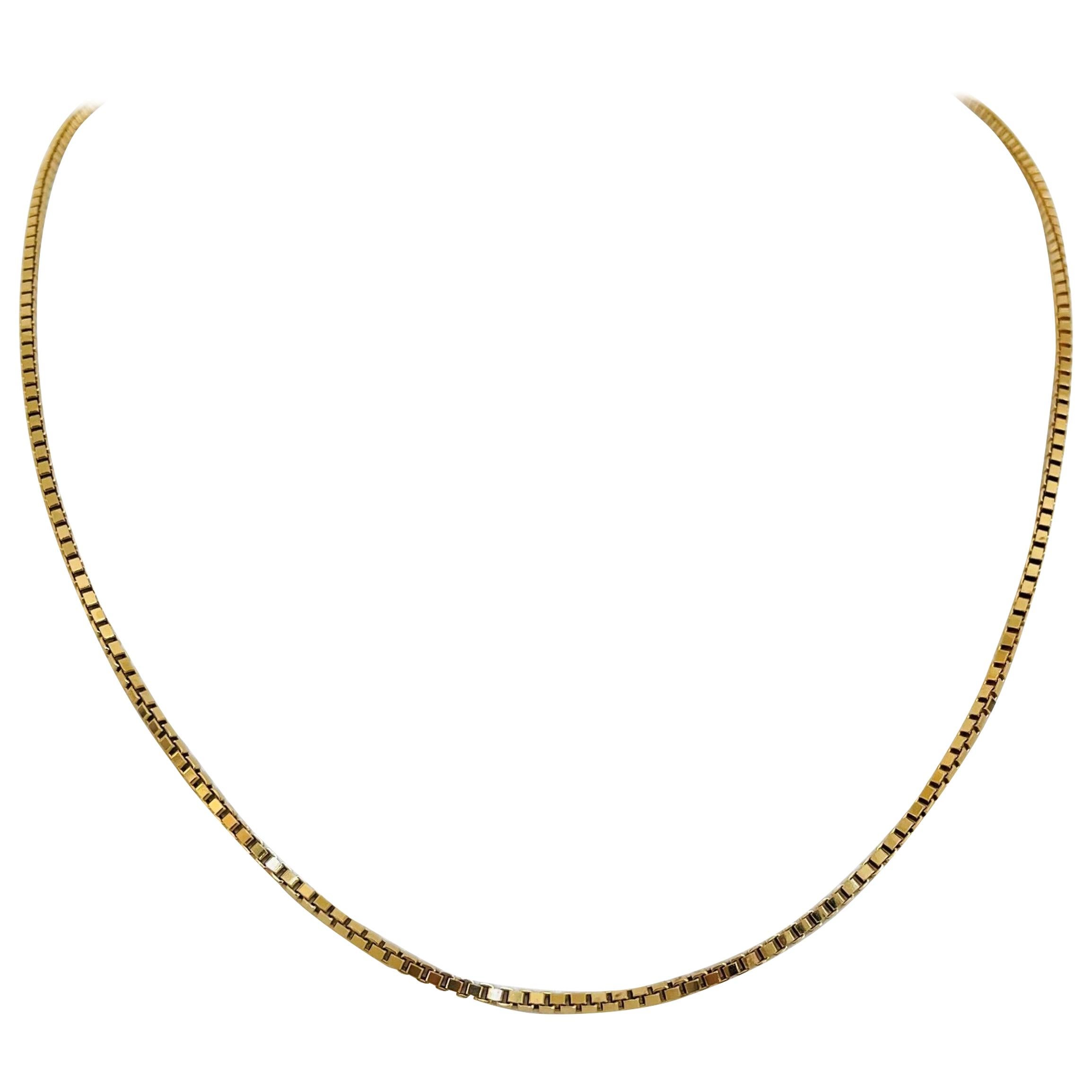 14 Karat Solid Yellow Gold Hammered Link Necklace with Sapphire Toggle