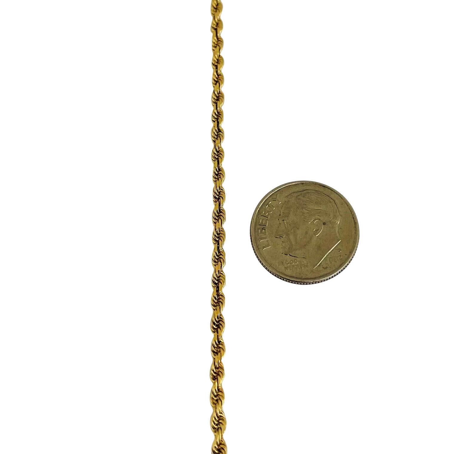 solid 14 karat gold chain