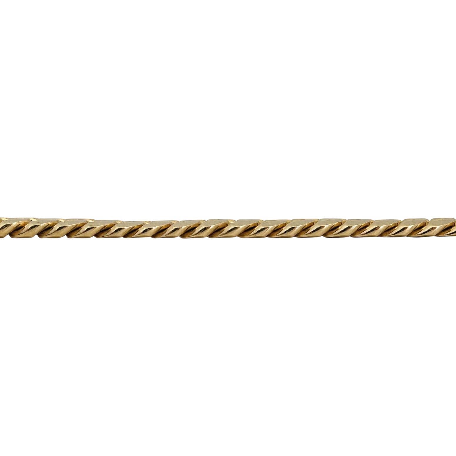Women's or Men's 14 Karat Yellow Gold Solid Heavy Cuban Curb Link Chain Necklace