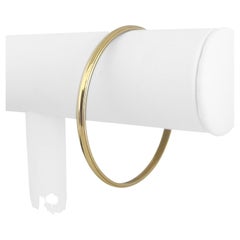 Bracciale da donna solido in oro giallo 14 carati