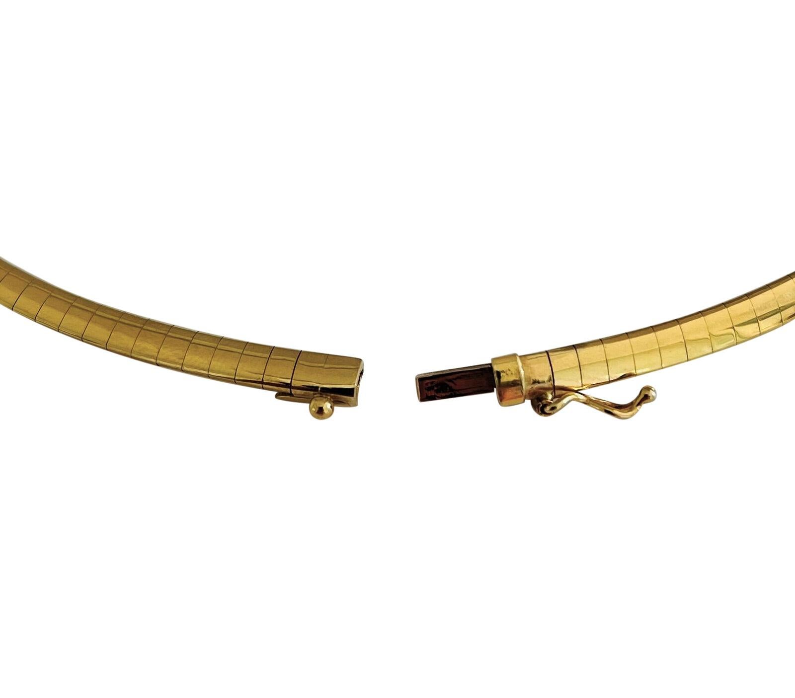 14 Karat Gelbgold Massiv Damen Halskette mit Gliedern Italien 2