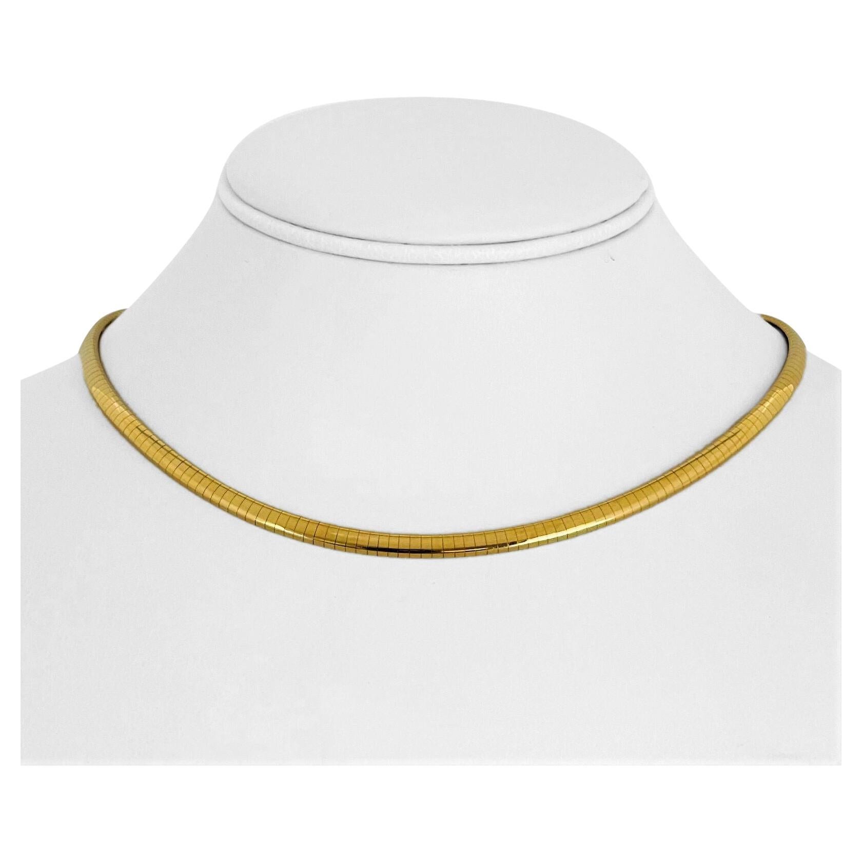 14 Karat Yellow Gold Solid Ladies Herringbone Link Chain Necklace