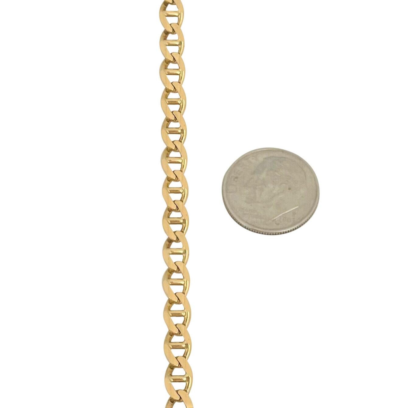 Gucci, collier à maillons « Mariner » en or jaune 14 carats 1