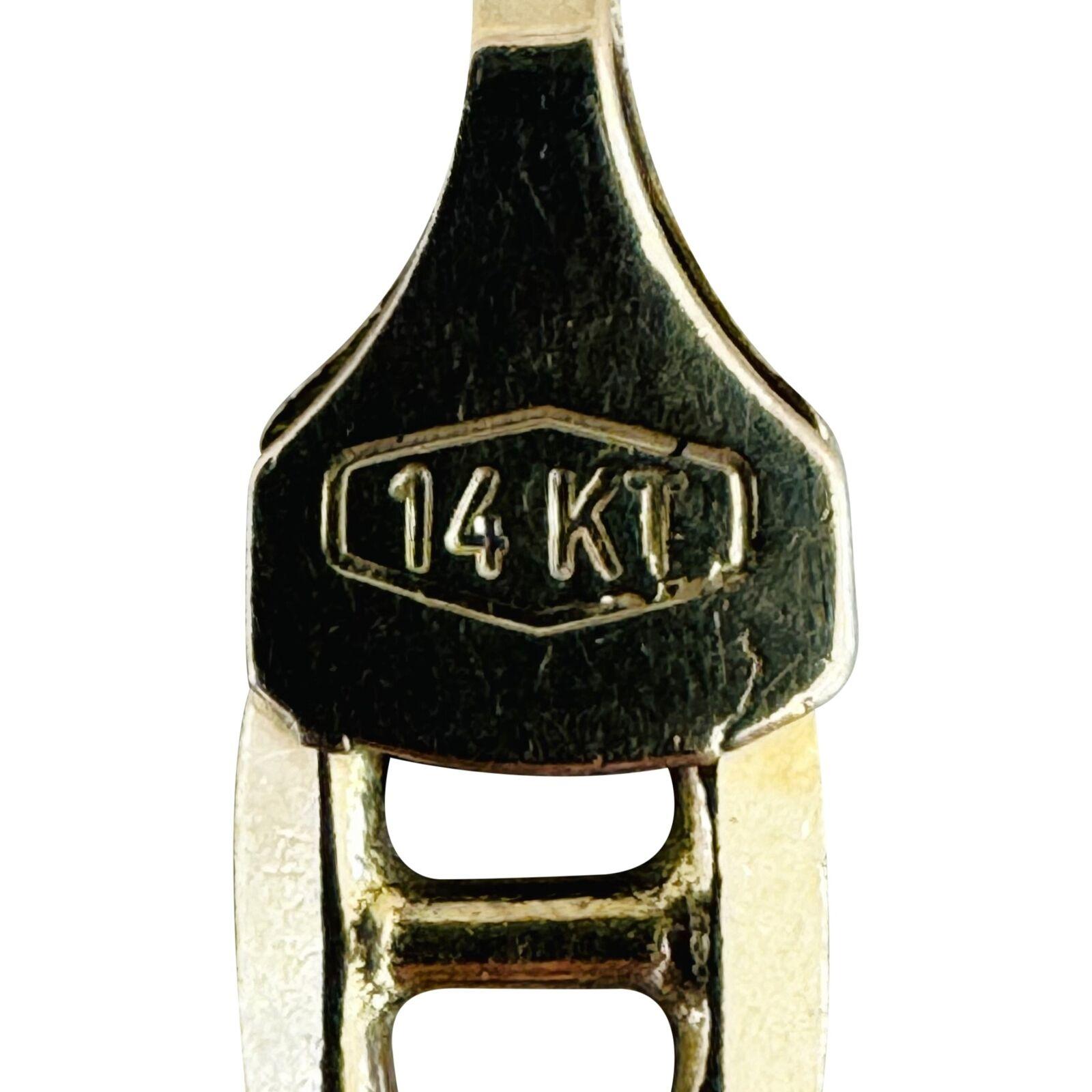 14 Karat Gelbgold Massiv Mariner Gucci Gliederkette Halskette Italien 5