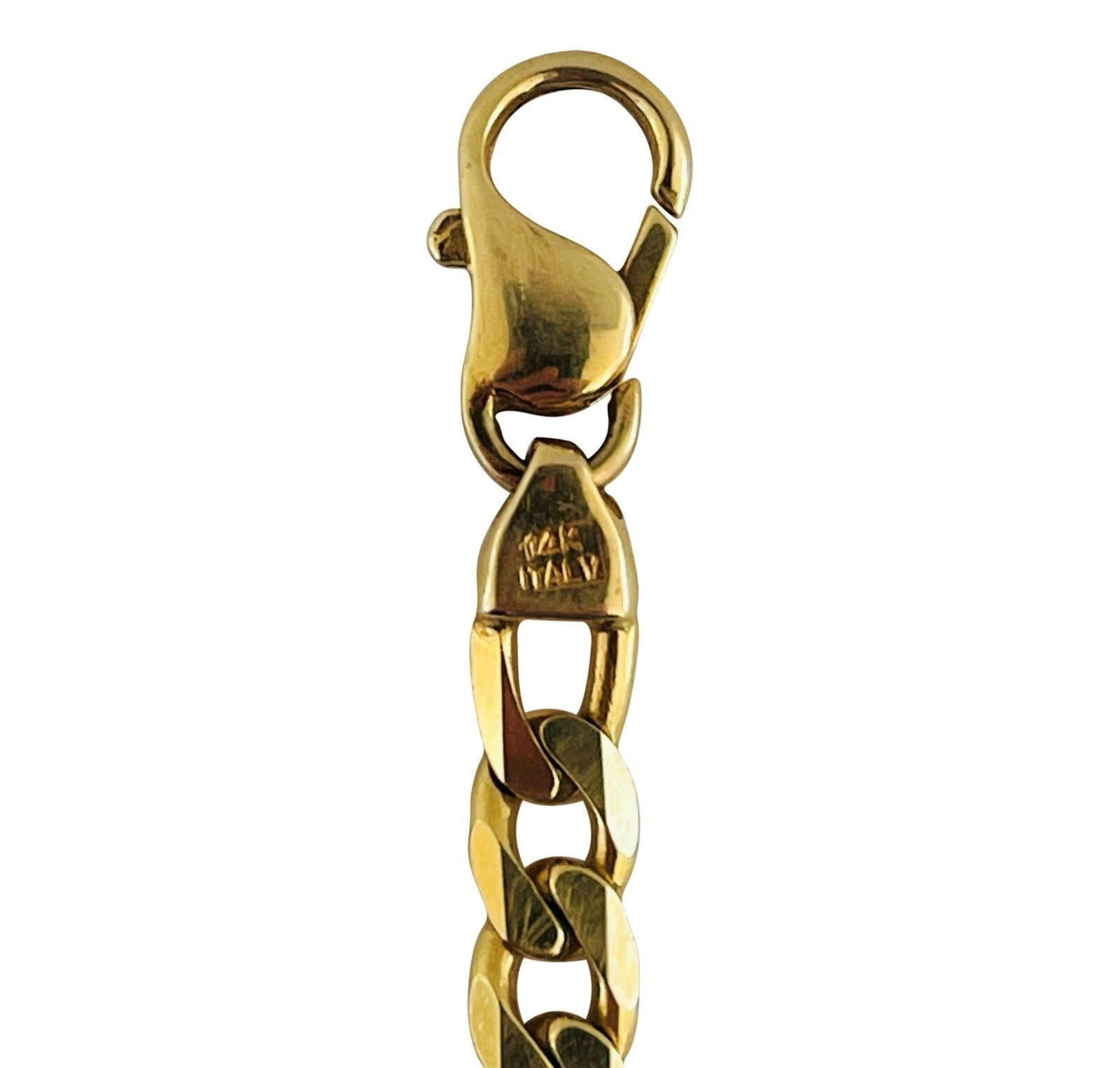 Gliederarmband für Männer aus 18 Karat Gelbgold, Italien 2