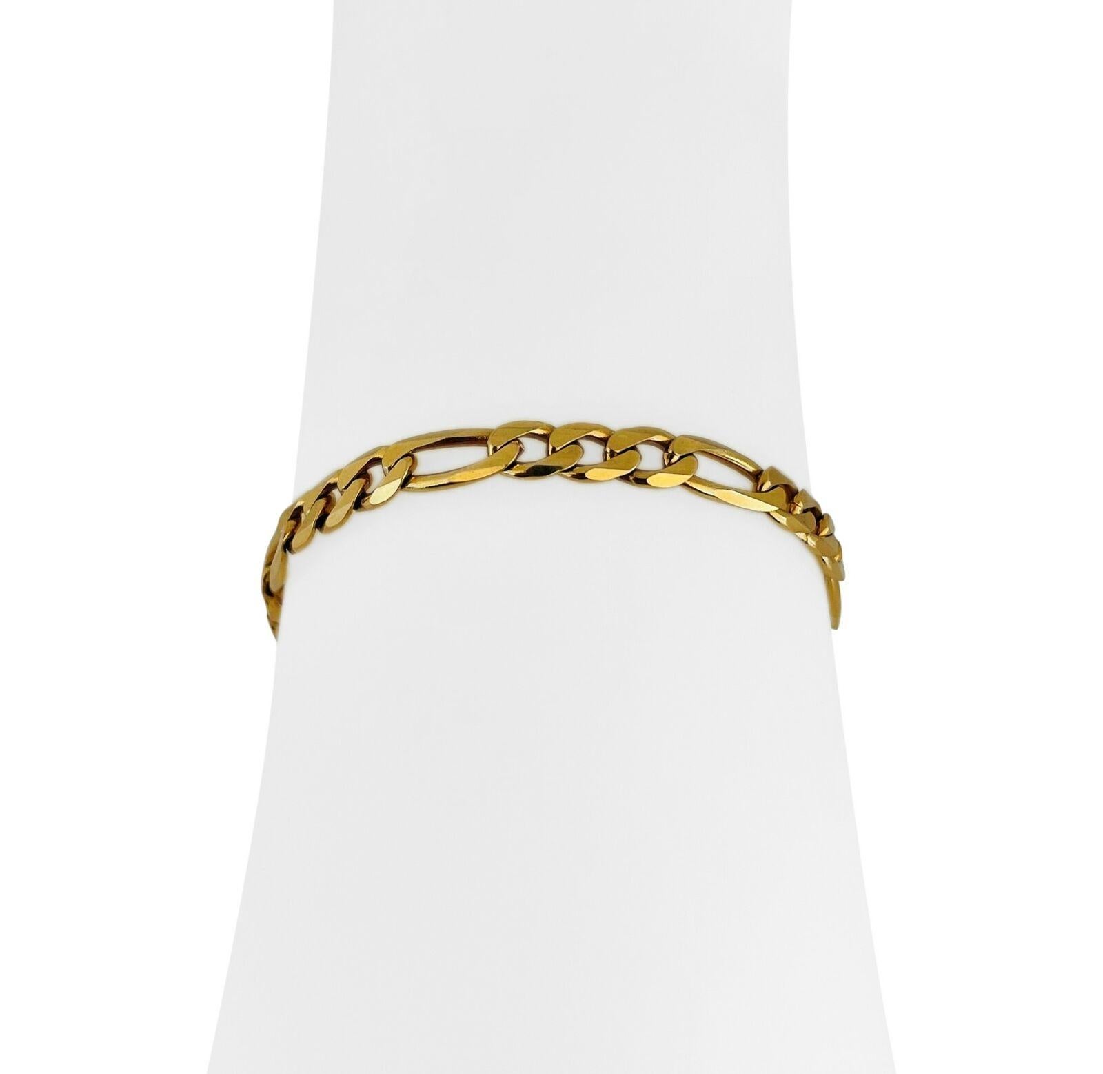 Gliederarmband für Männer aus 18 Karat Gelbgold, Italien 3