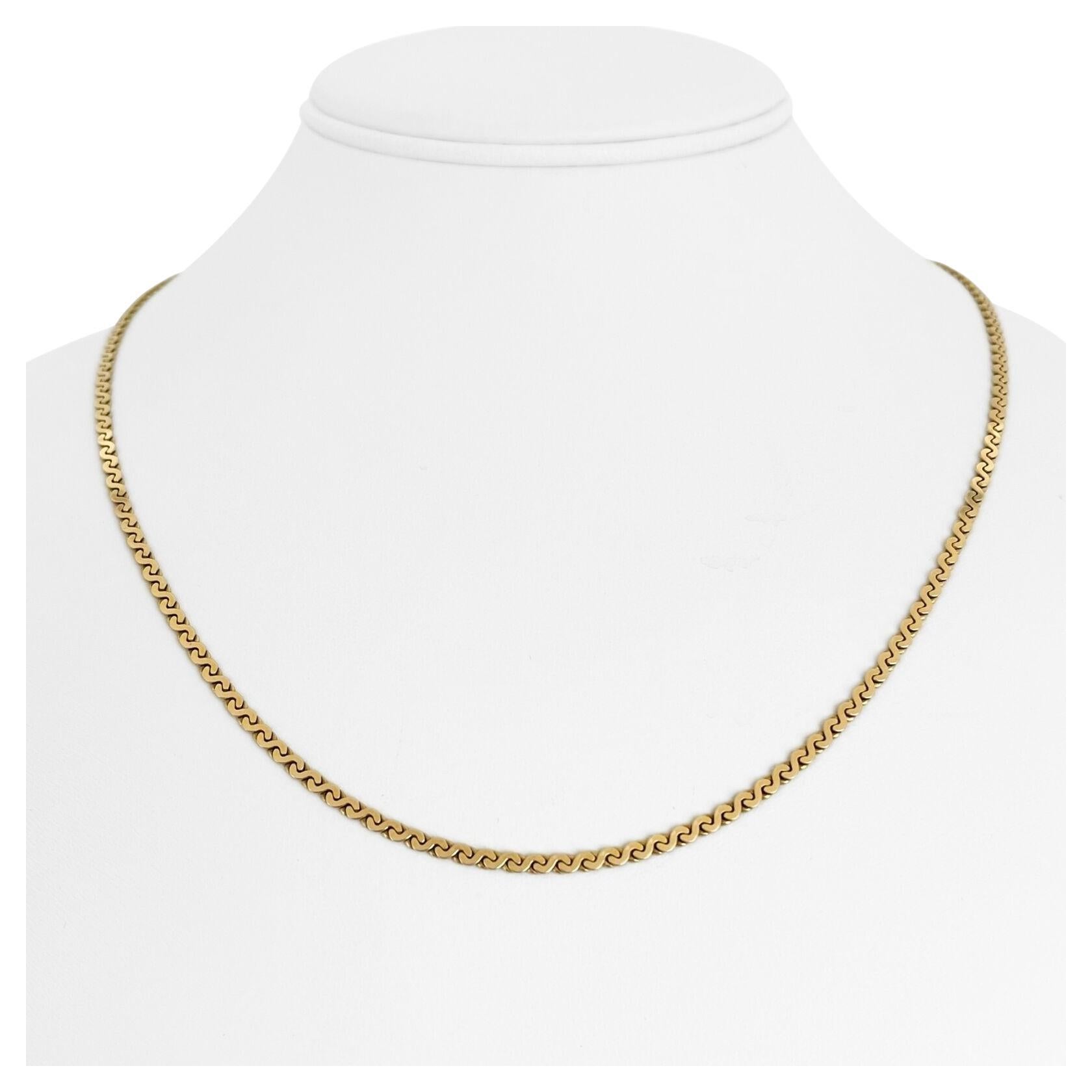 14 Karat Solid Yellow Gold Hammered Link Necklace with Sapphire Toggle
