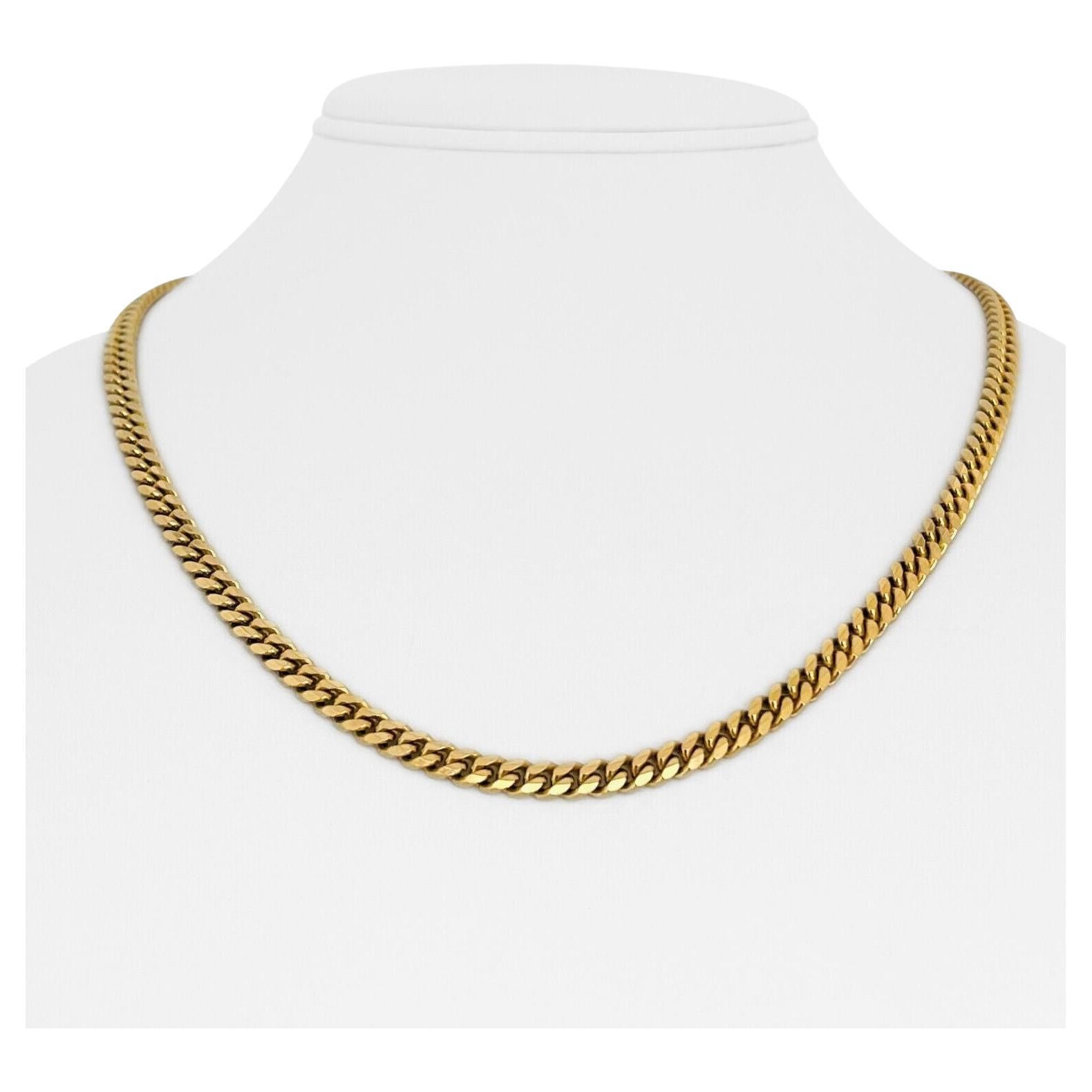 Vintage Acrylic Cuban Link Choker Necklace - Chunky Gold Collar, Punk Hip Hop Accessory