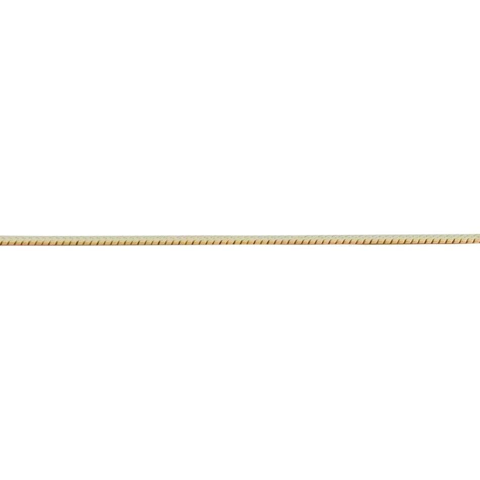 14 karat gold herringbone necklace