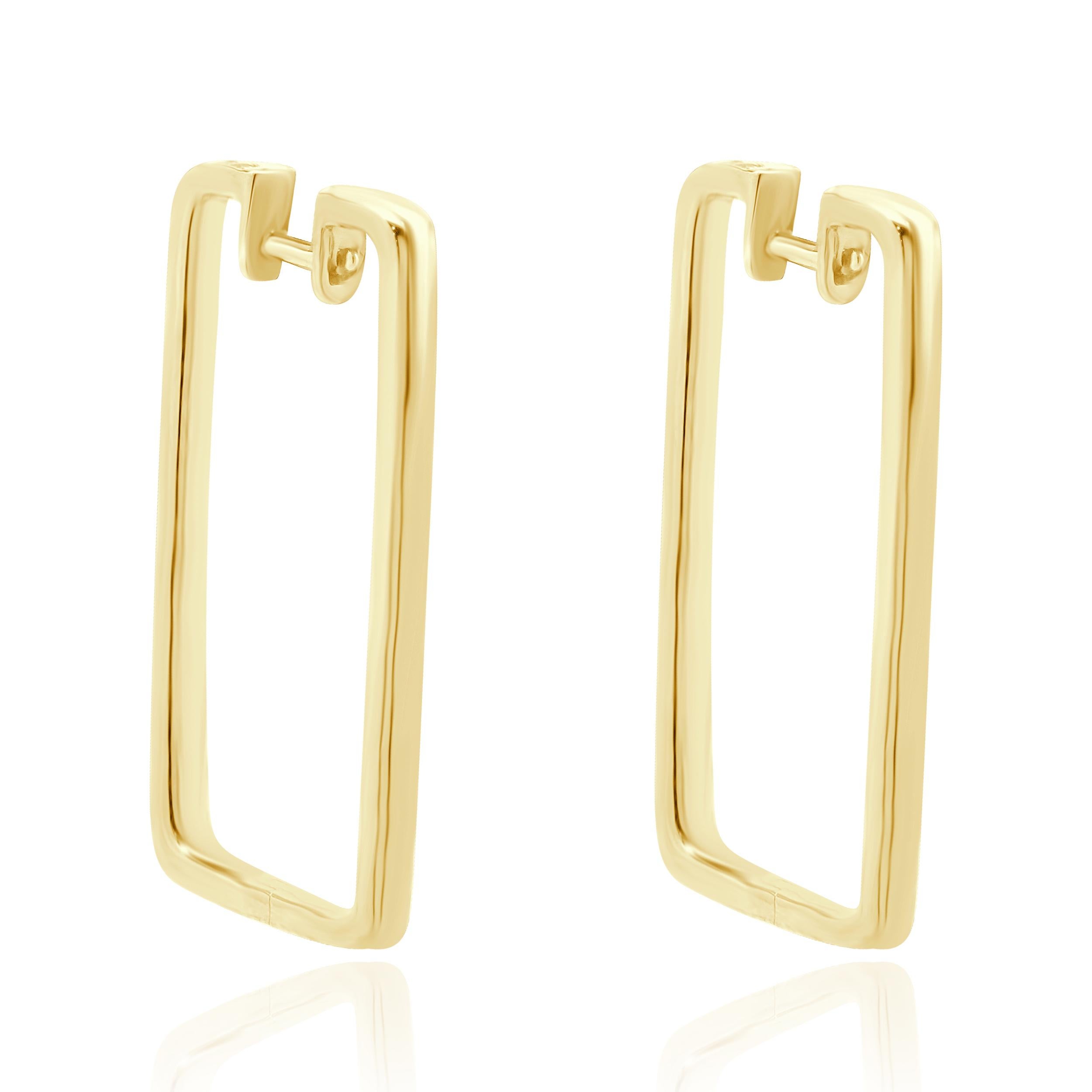 Matériau : Or jaune 14k
Diamants : taille ronde =0,71cttw
Couleur : G
Clarté : SI1
Dimensions : les boucles d'oreilles mesurent environ 1,25 po.
Poids : 7.11 grammes
