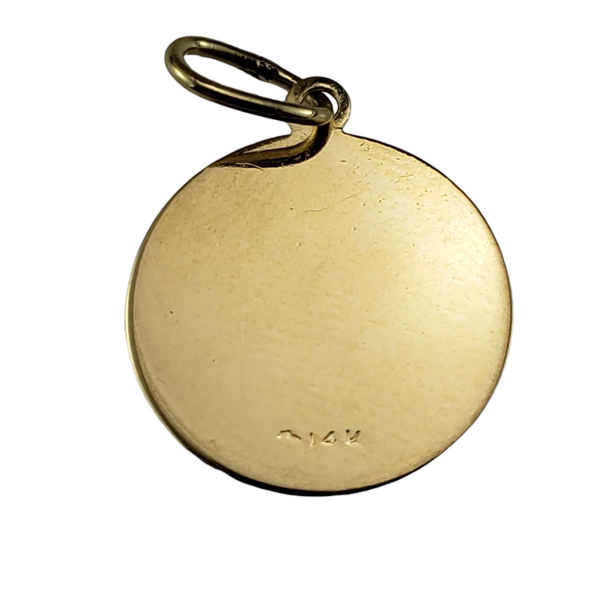 14 Karat Yellow Gold St. Christopher Medal #19122 1
