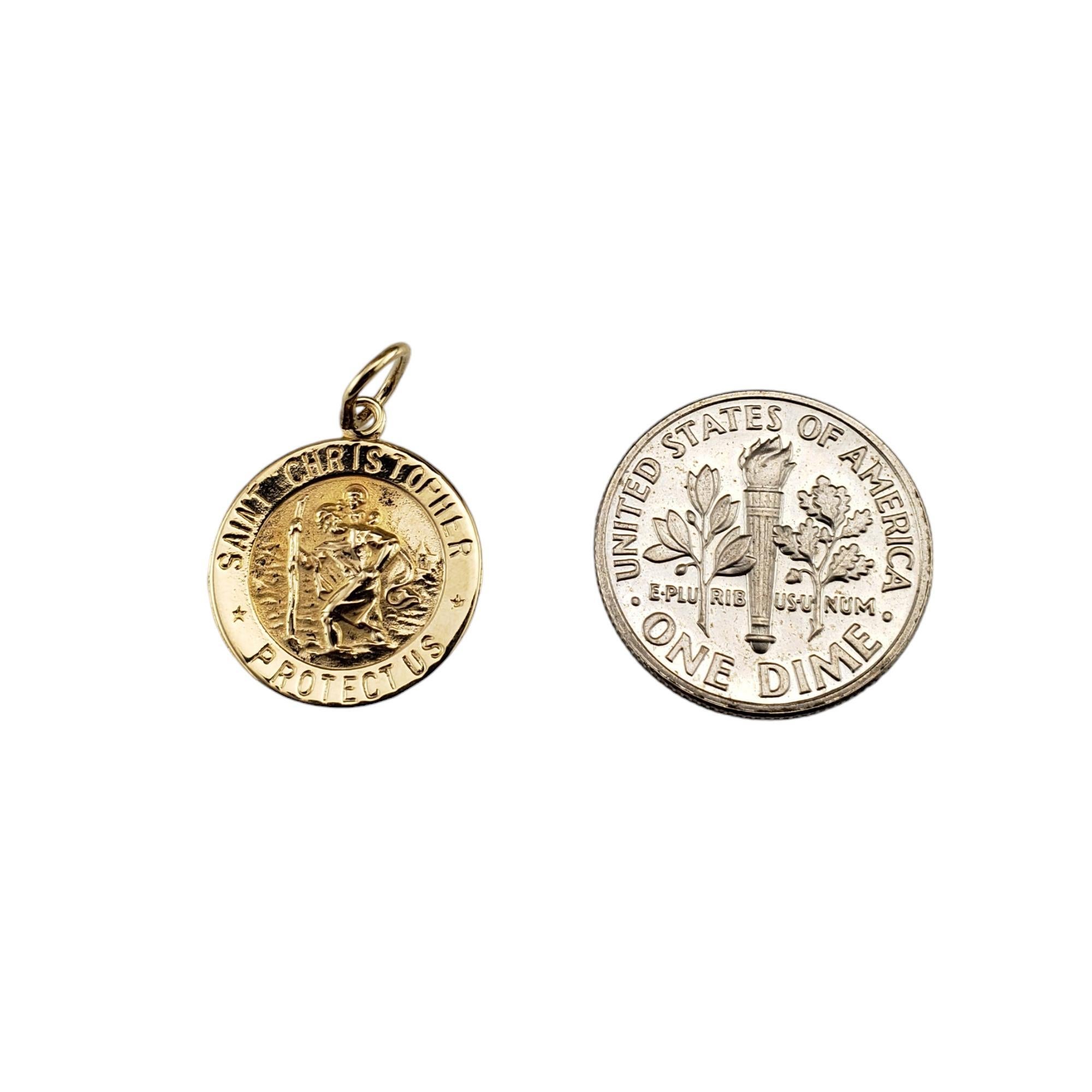14 Karat Yellow Gold St. Christopher Medal #19122 2
