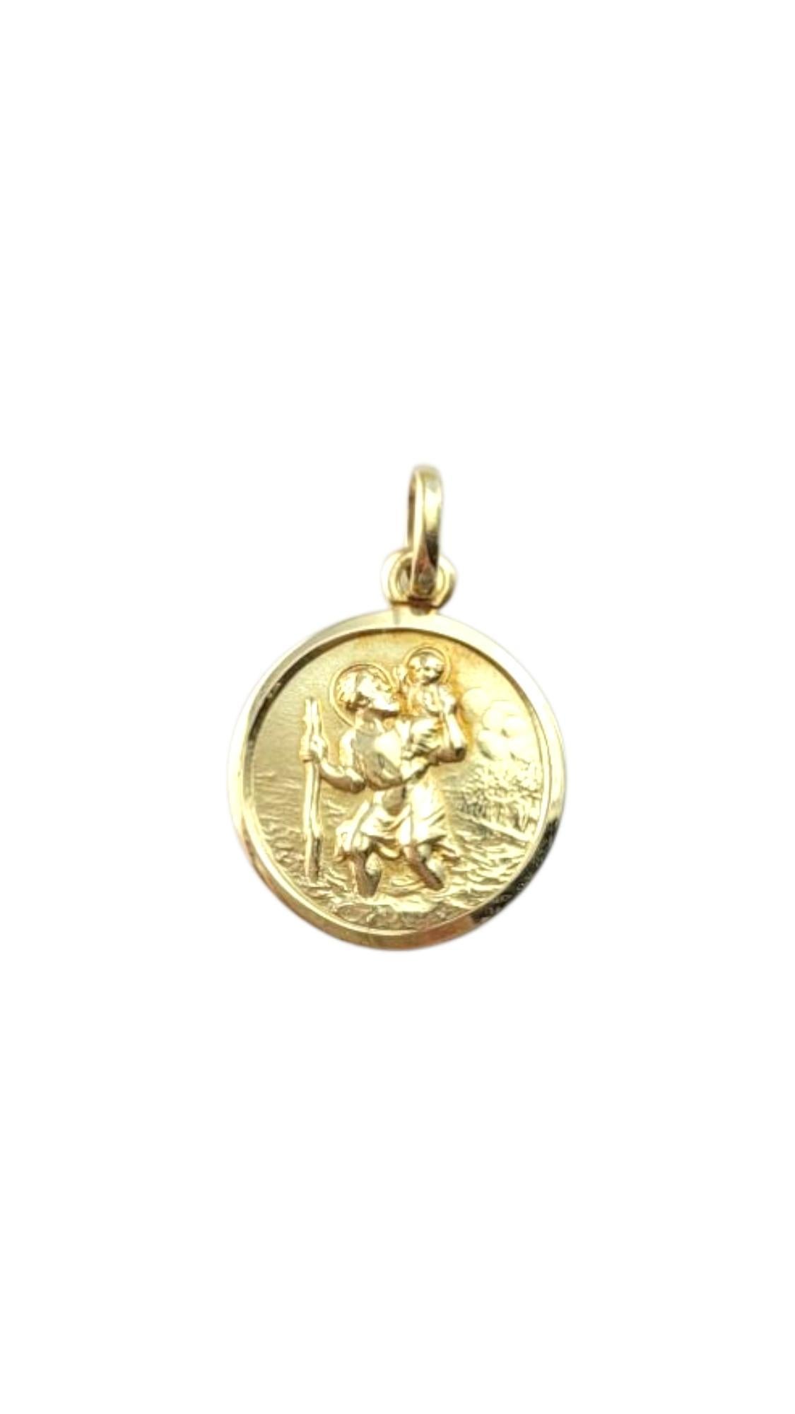 14 Karat Yellow Gold St. Christopher Pendant #21322 6