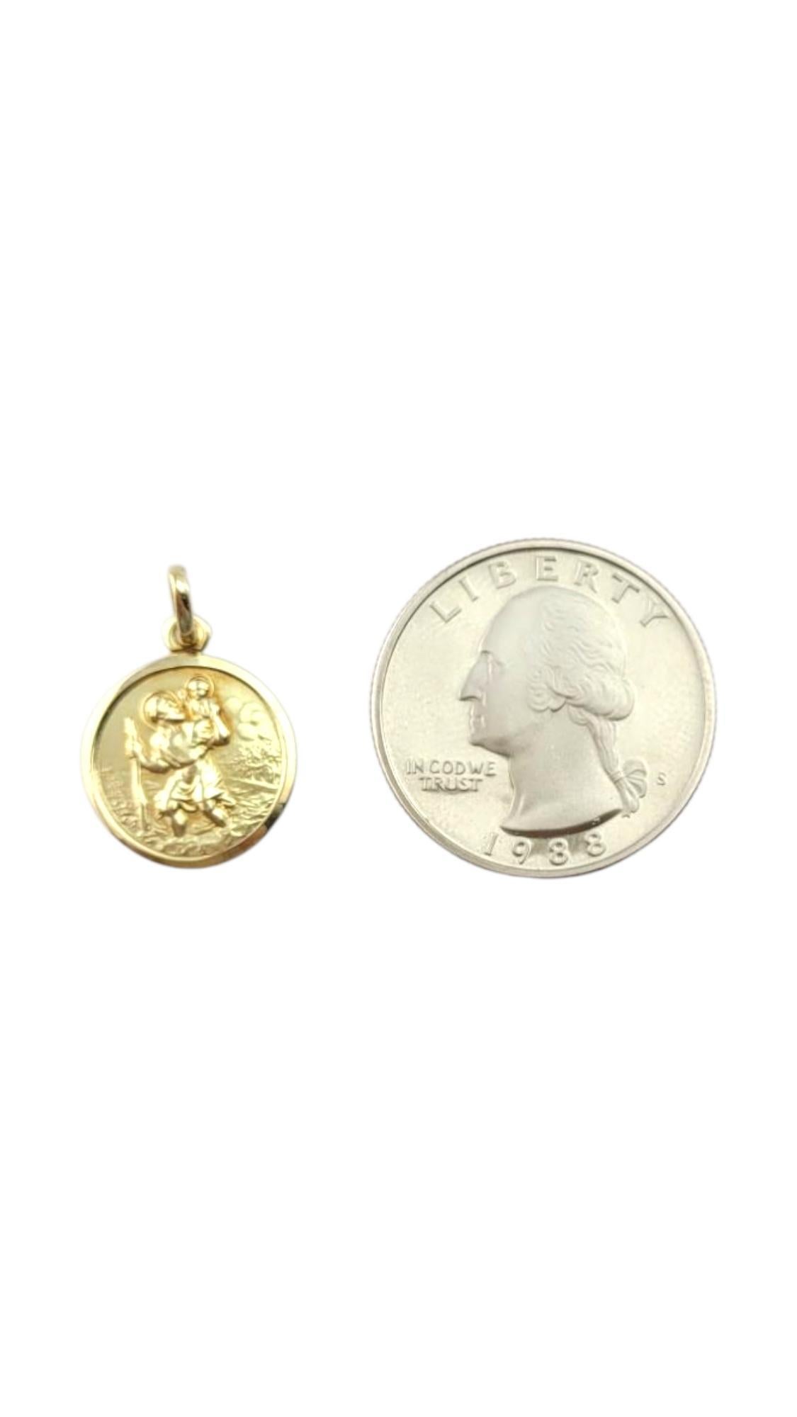 Women's 14 Karat Yellow Gold St. Christopher Pendant #21322