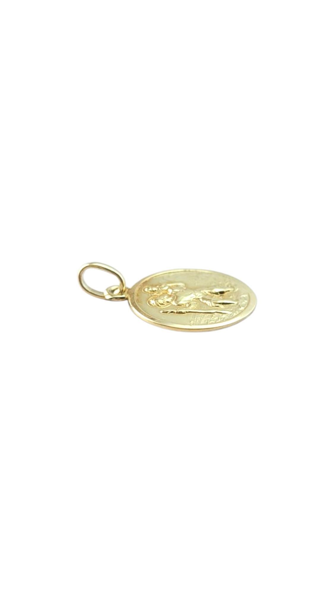 14 Karat Yellow Gold St. Christopher Pendant #21322 1