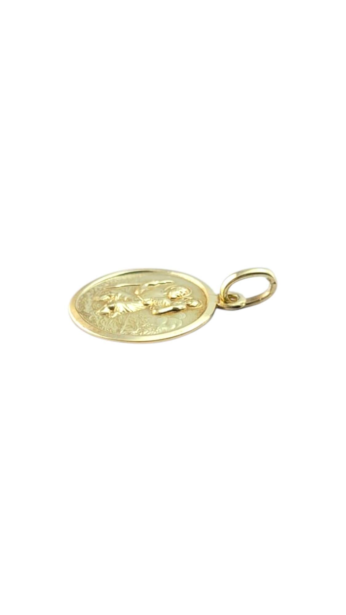 14 Karat Yellow Gold St. Christopher Pendant #21322 3