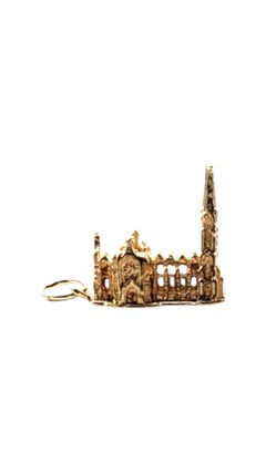 14 Karat Yellow Gold St. Patrick's Cathedral Charm #20348