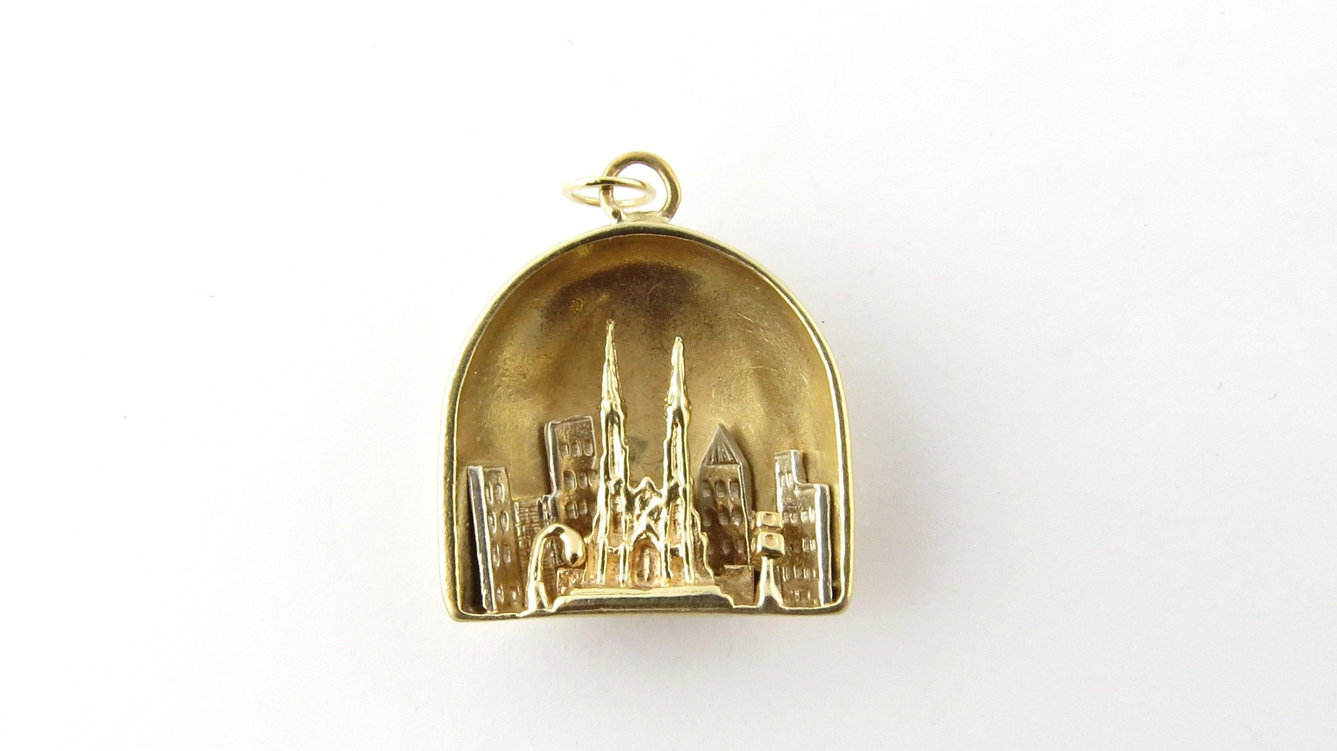 14 Karat Yellow Gold St. Patrick's Cathedral Charm 2