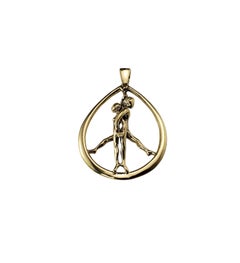 14 Karat Yellow Gold "Stand For Peace" Pendant #21466
