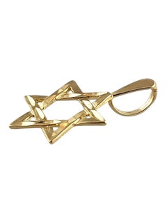 14 Karat Yellow Gold Star of David Pendant #19315