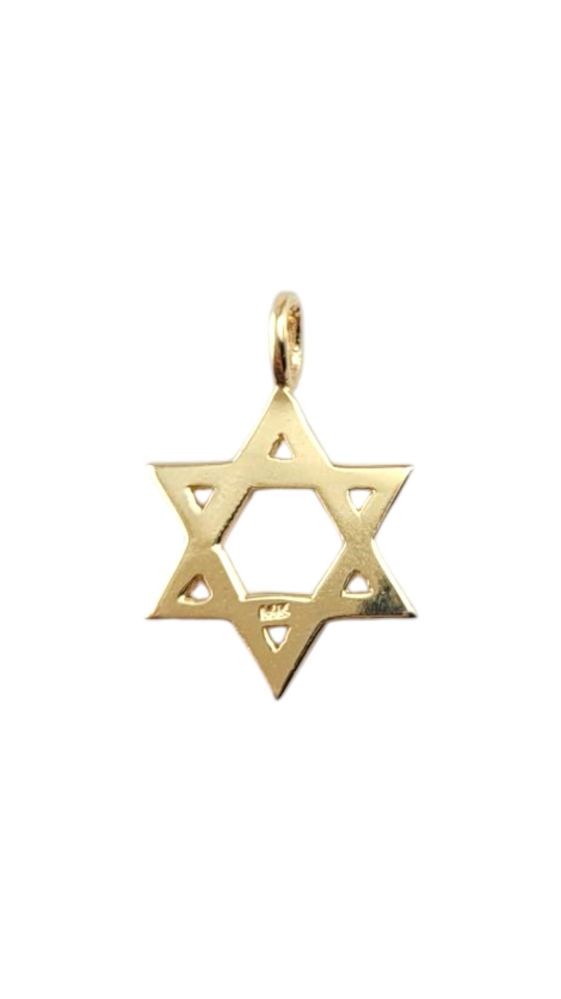 Pendentif étoile de David en or jaune 14K

Pendentif étoile de David en or jaune 14K - Fabriqué en or jaune 14K radieux, ce pendentif magnifiquement conçu présente une finition élégante et polie. Son élégance intemporelle en fait un accessoire