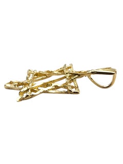 14 Karat Yellow Gold Star Of David Pendant #23506