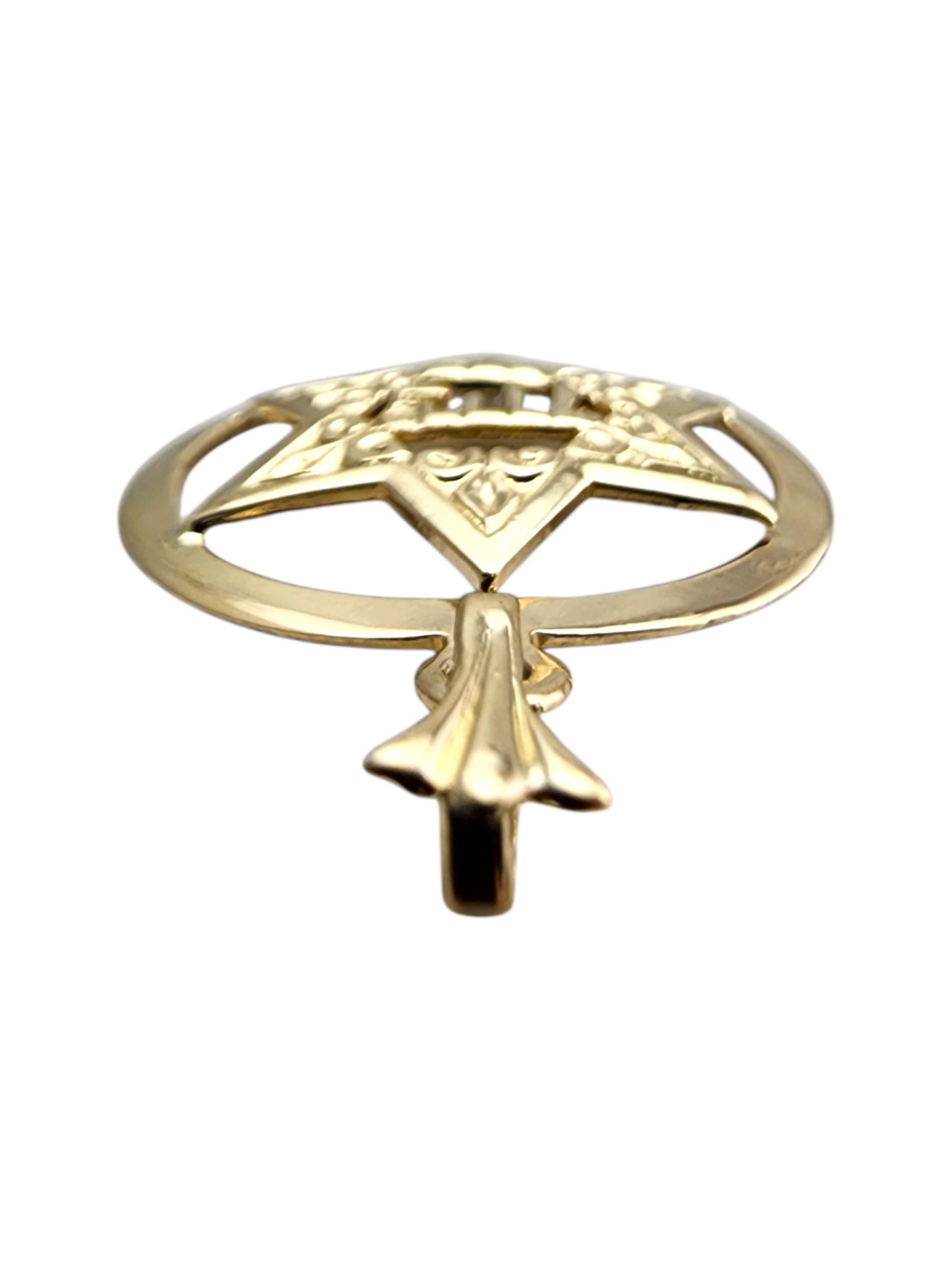 Donna Ciondolo Stella di David in oro giallo 14 carati #23922 in vendita