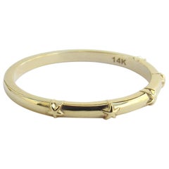 14 Karat Yellow Gold Star Ring
