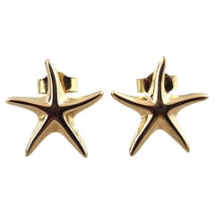 14 Karat Yellow Gold Starfish Stud Earrings #18507