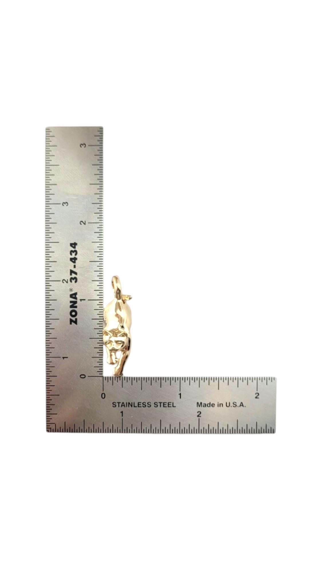 Pendentif chat extensible en or jaune 14 carats n° 21148 en vente 4